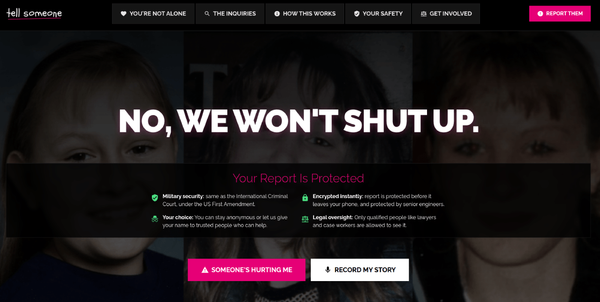 TellSomeone.org.uk: Our Secure Rape Gang Reporting Platform